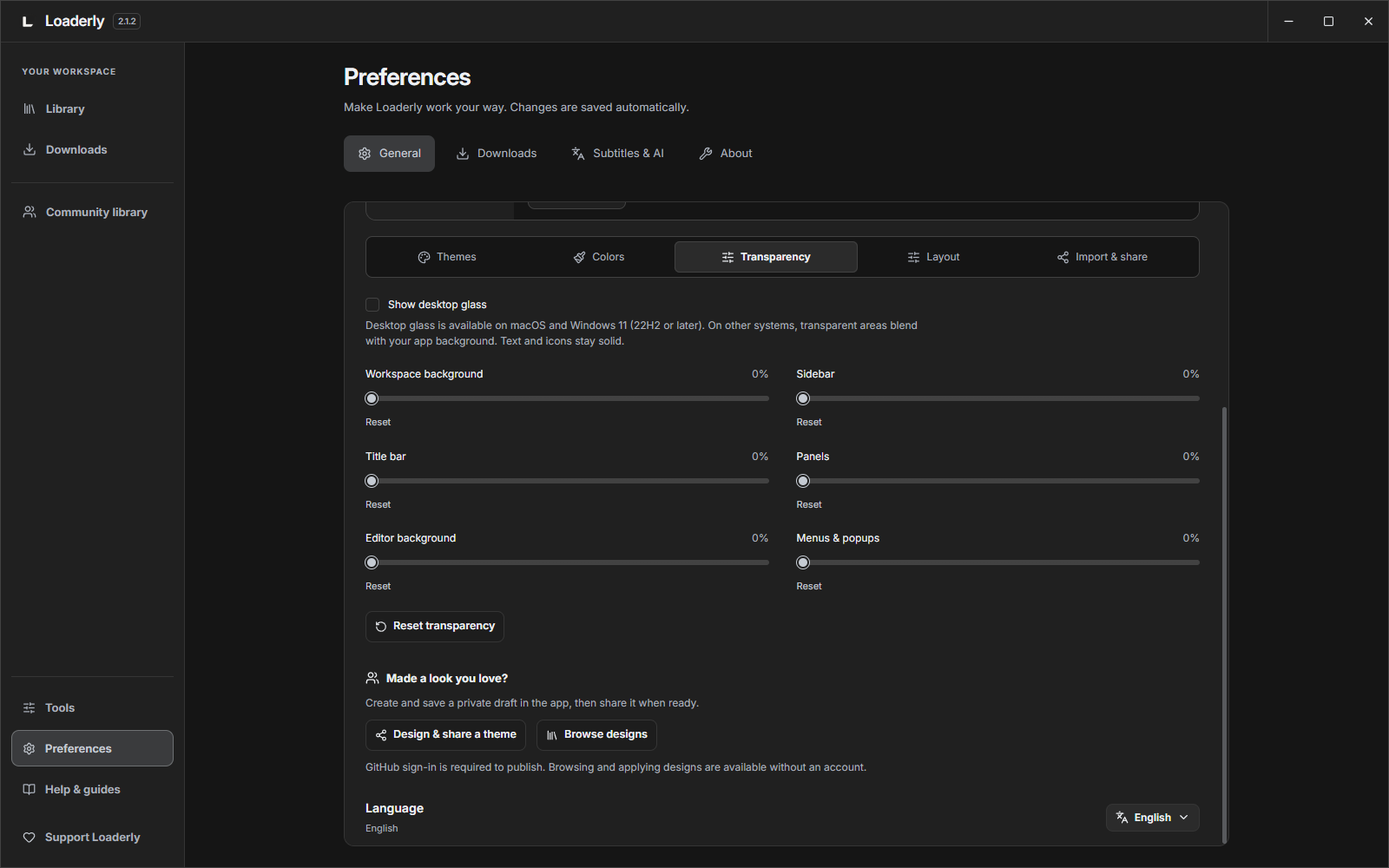 3. Adjust transparency without fading the text