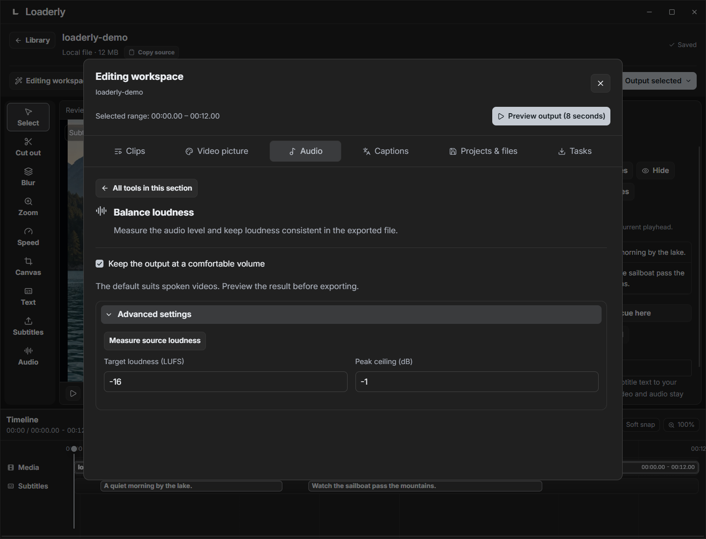 Local audio processing