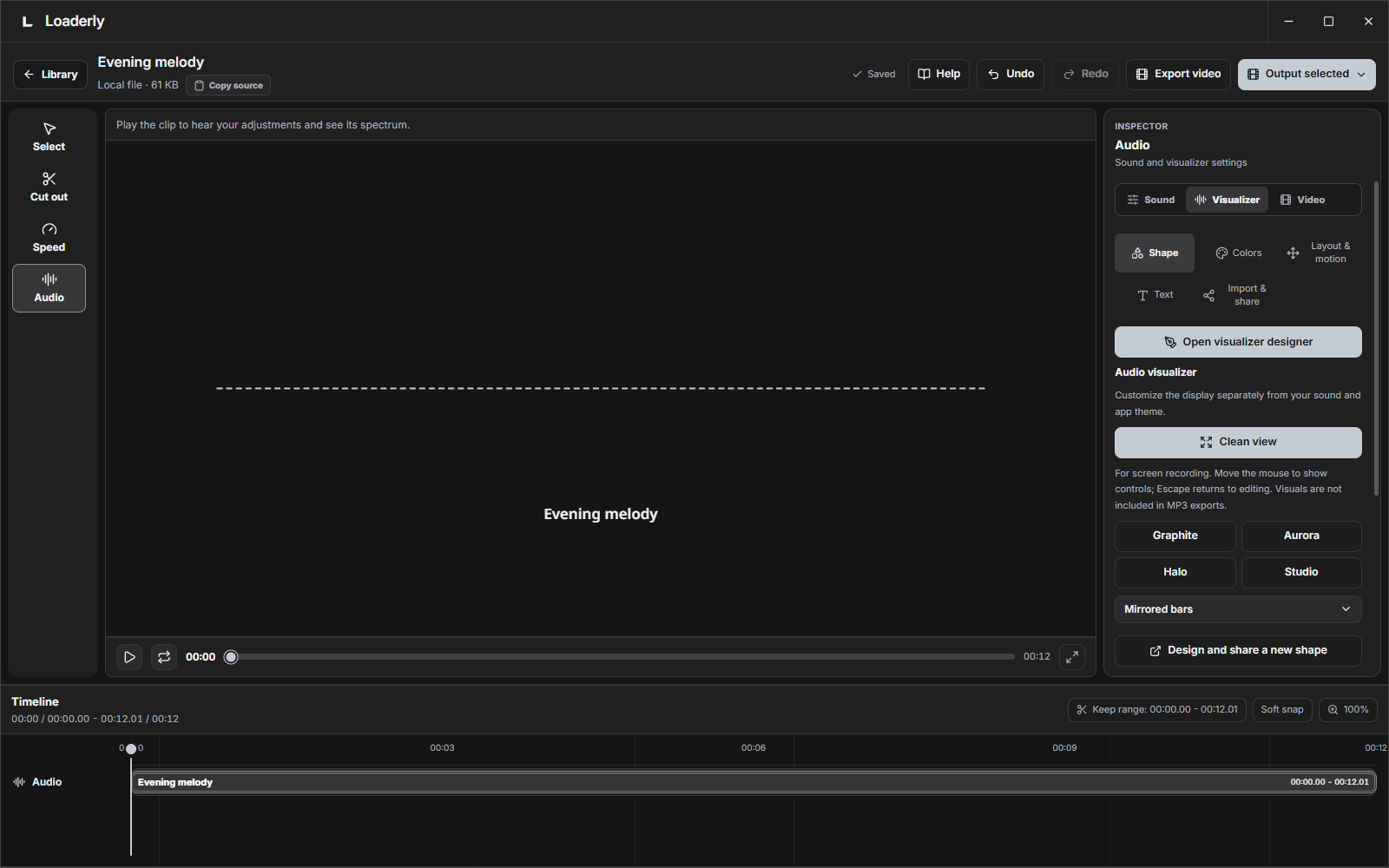 Customize the visualizer